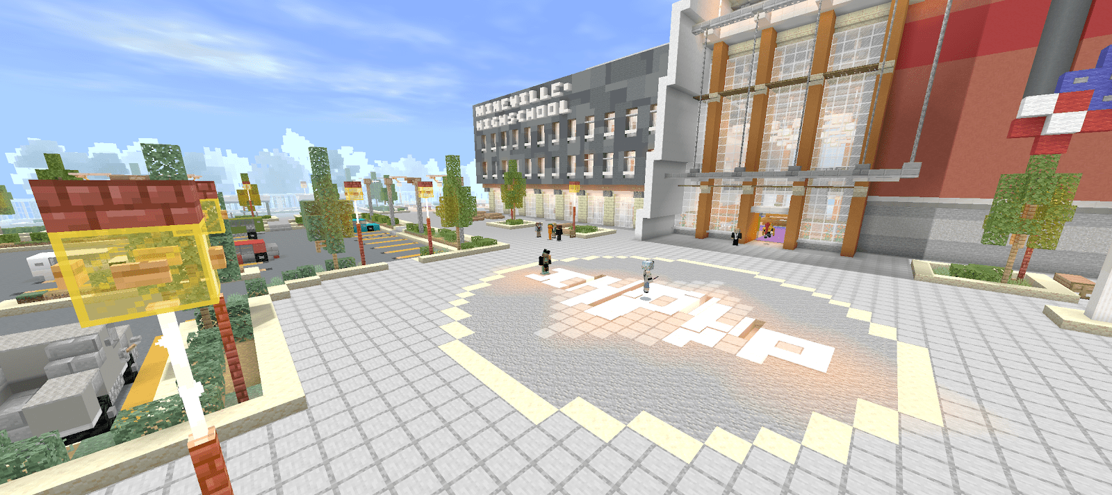 Minecraft High School Minecraft Map