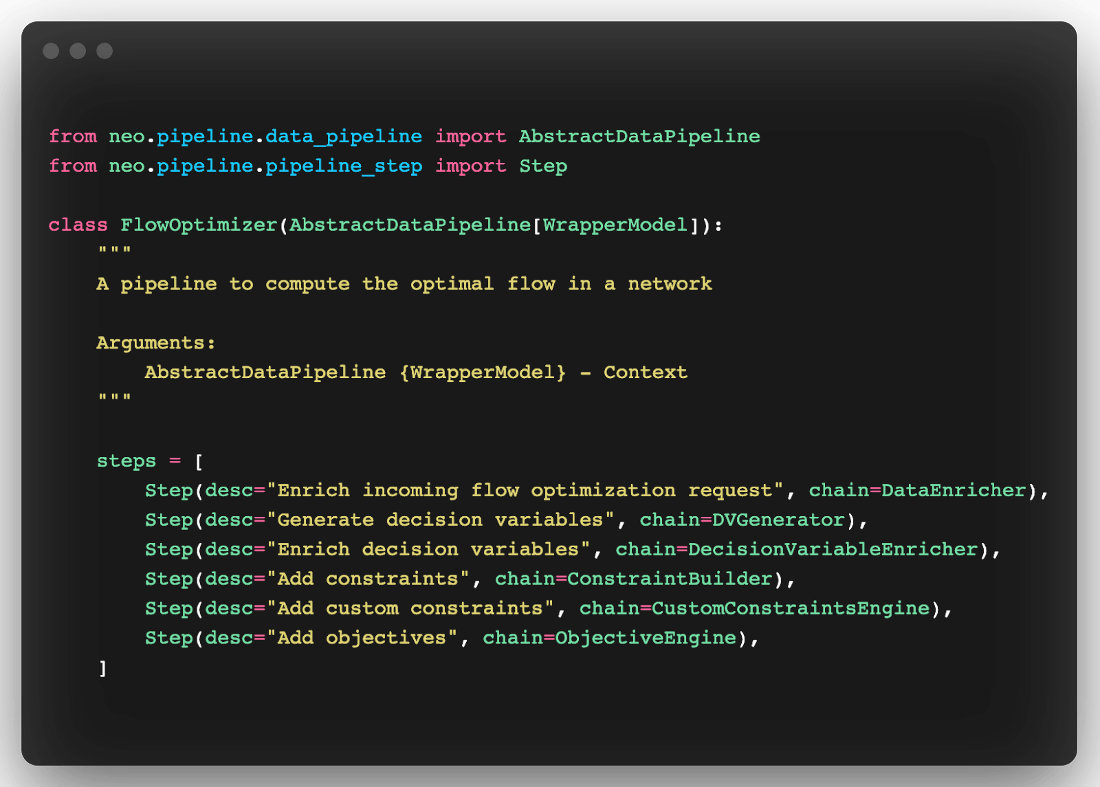Pipeline Abstraction Module One Line of Code by Locus Team