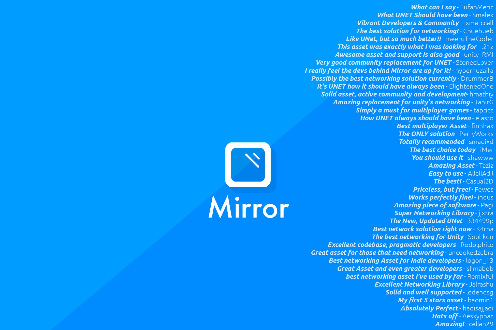 Unity Networking Dərsləri Mirror Documentation 1(Mirrorun ümumi