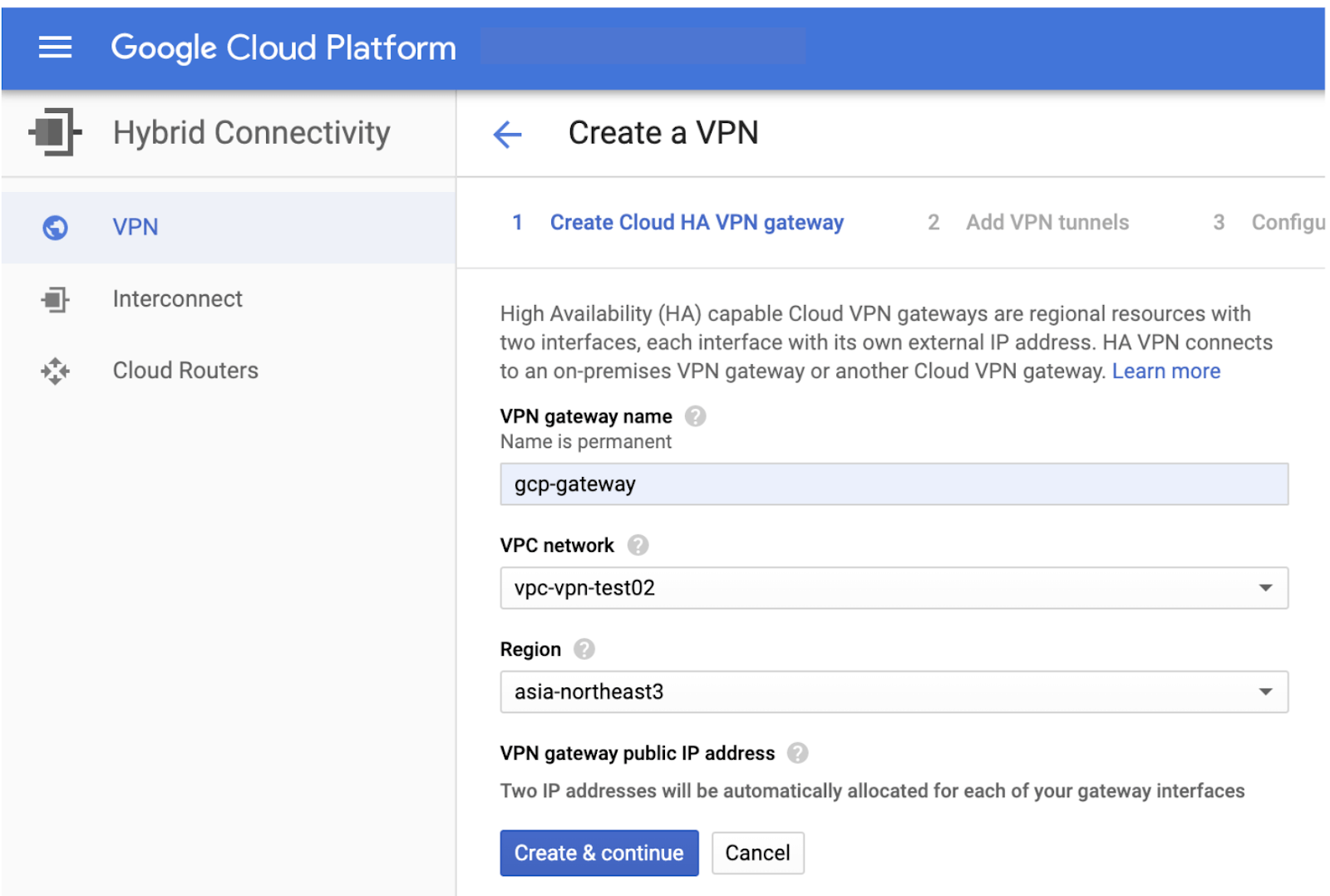 GCP VPN Configuration Guide googlecloudapac Medium