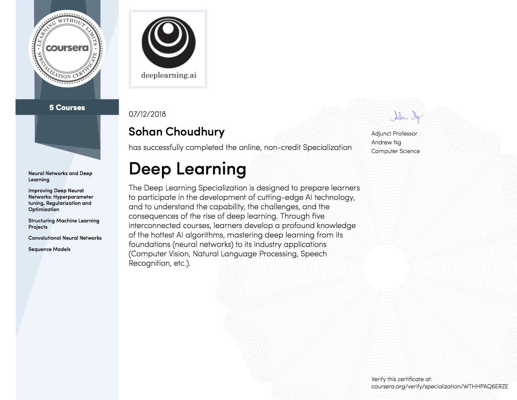 Coursera’s Deep Learning Masterclass Towards Data Science