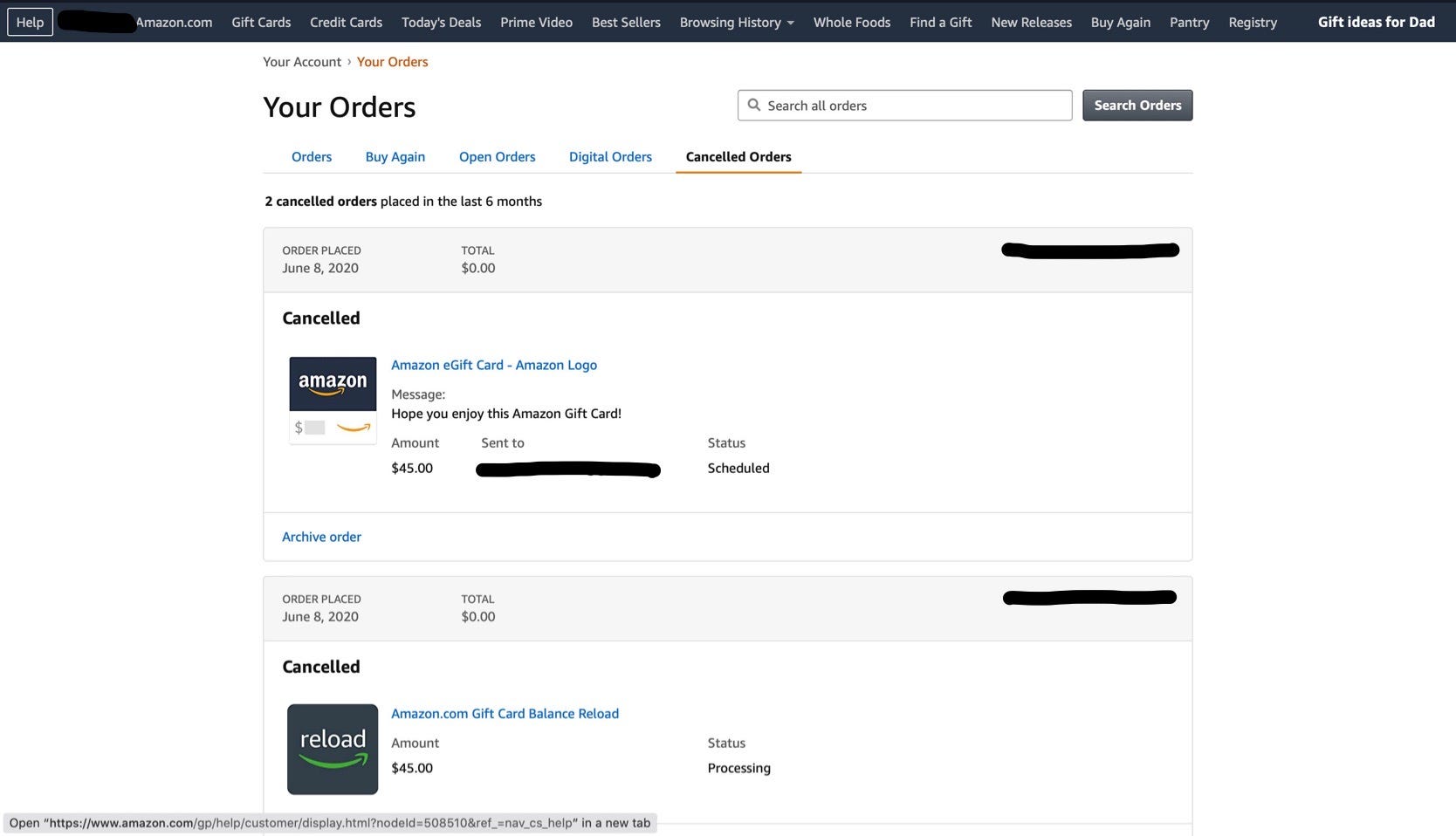 What to do when your Amazon gift cards or reload doesn’t work by