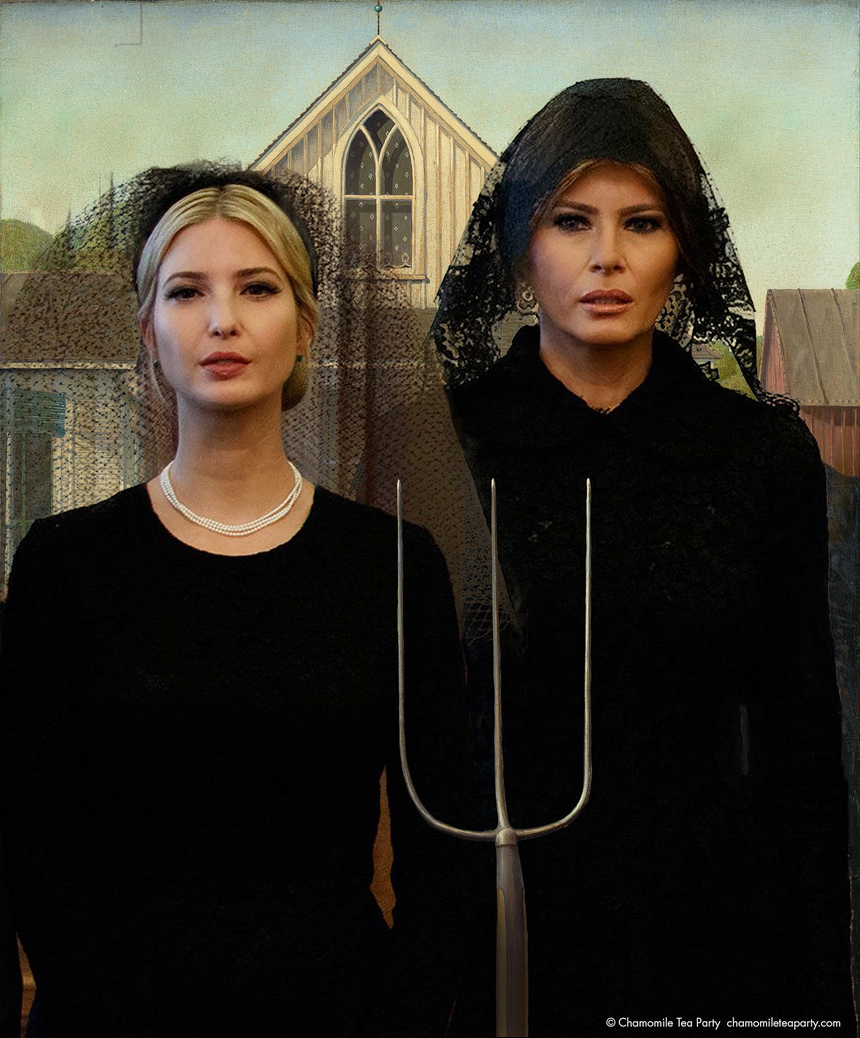 American Gothic 2017. This poster is part of a series of… by Jeff