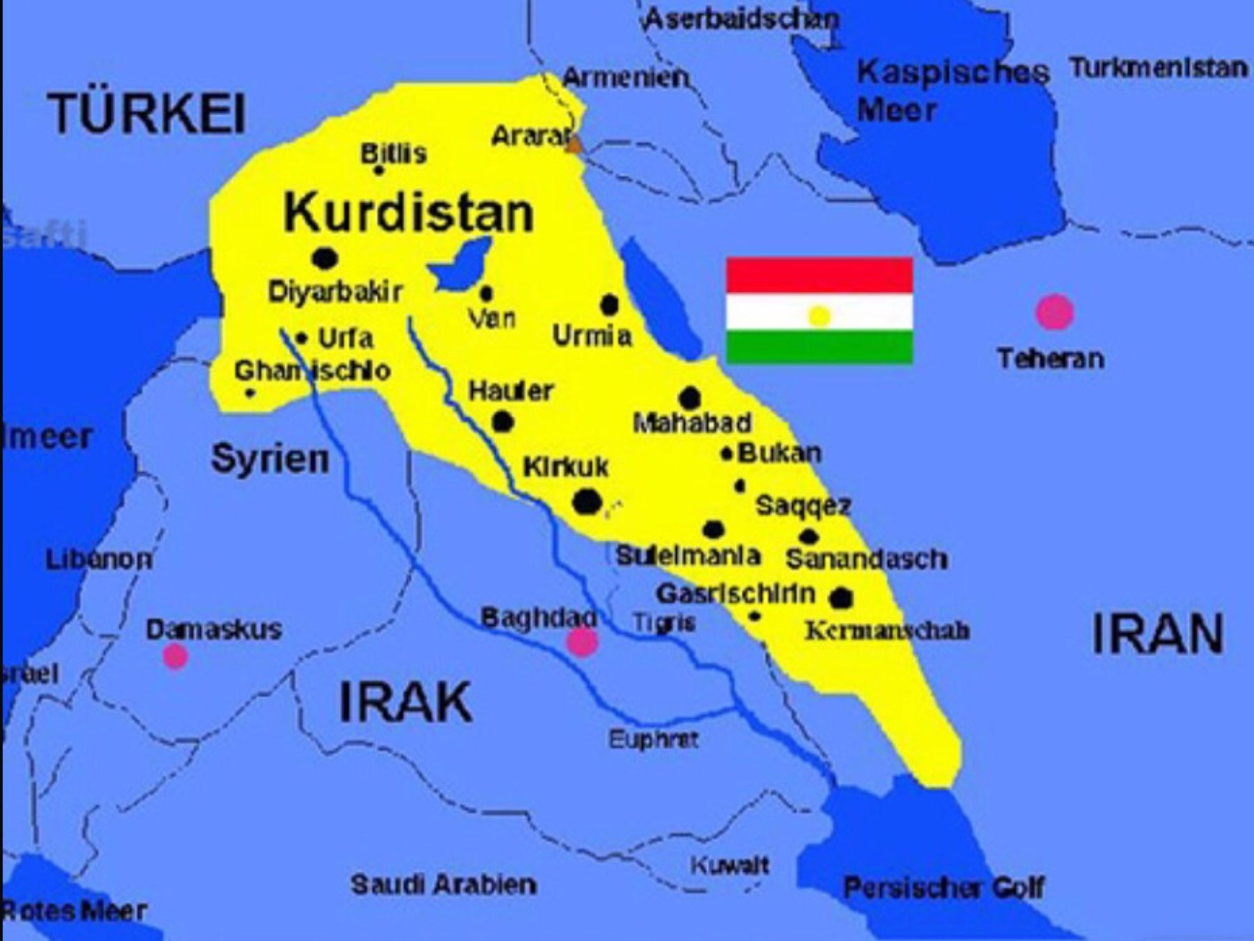 Kurdistan On World Map KURDISTAN WHY IT IS NOT ON THE MAP. by Mohammad Rasoul Kailani
