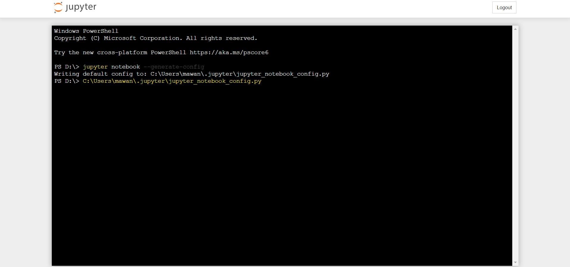 Change Jupyter Notebook Home Directory from the Inside of the