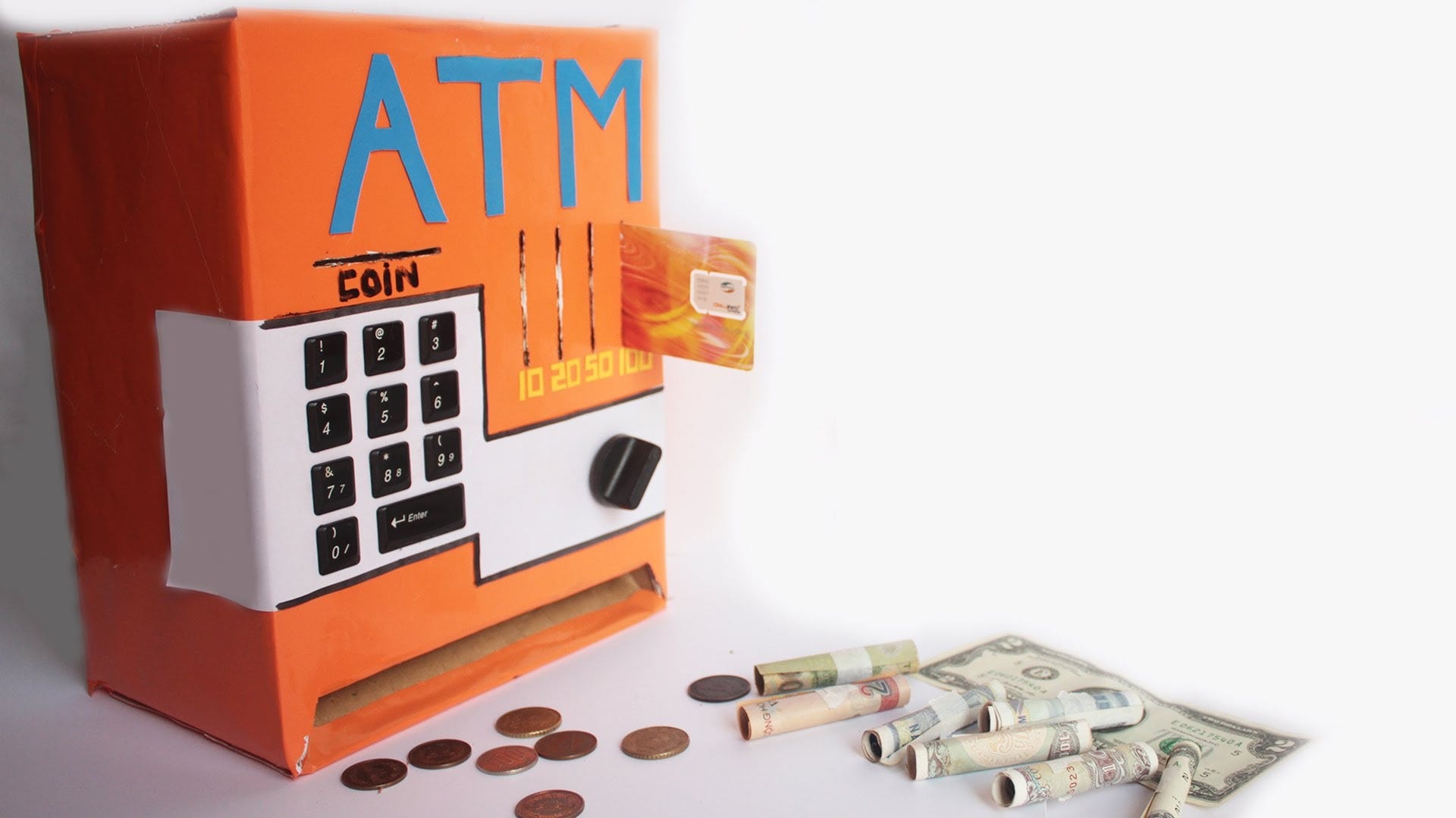 How To Make A Cardboard ATM. Today, the world moves towards new… by