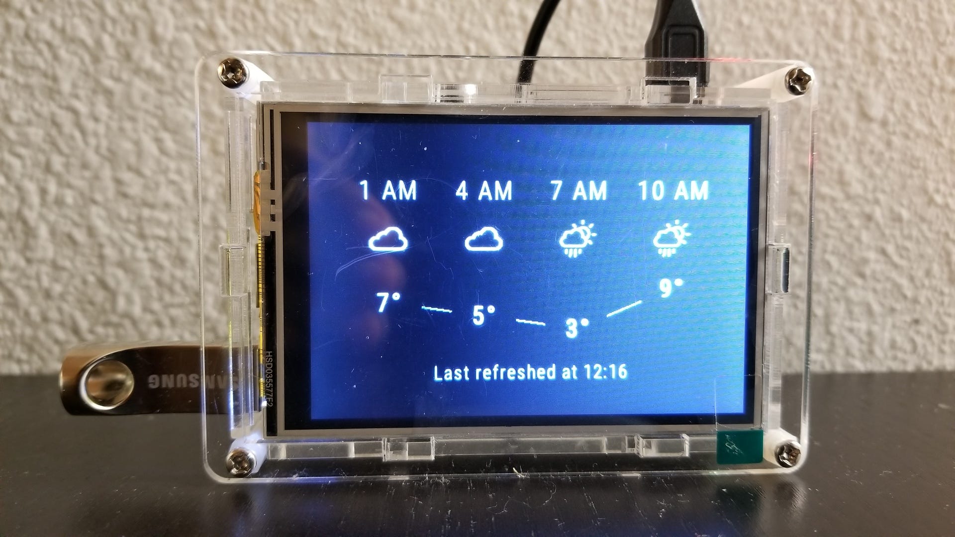 Raspberry Pi Display Weather Forecast Raspberry