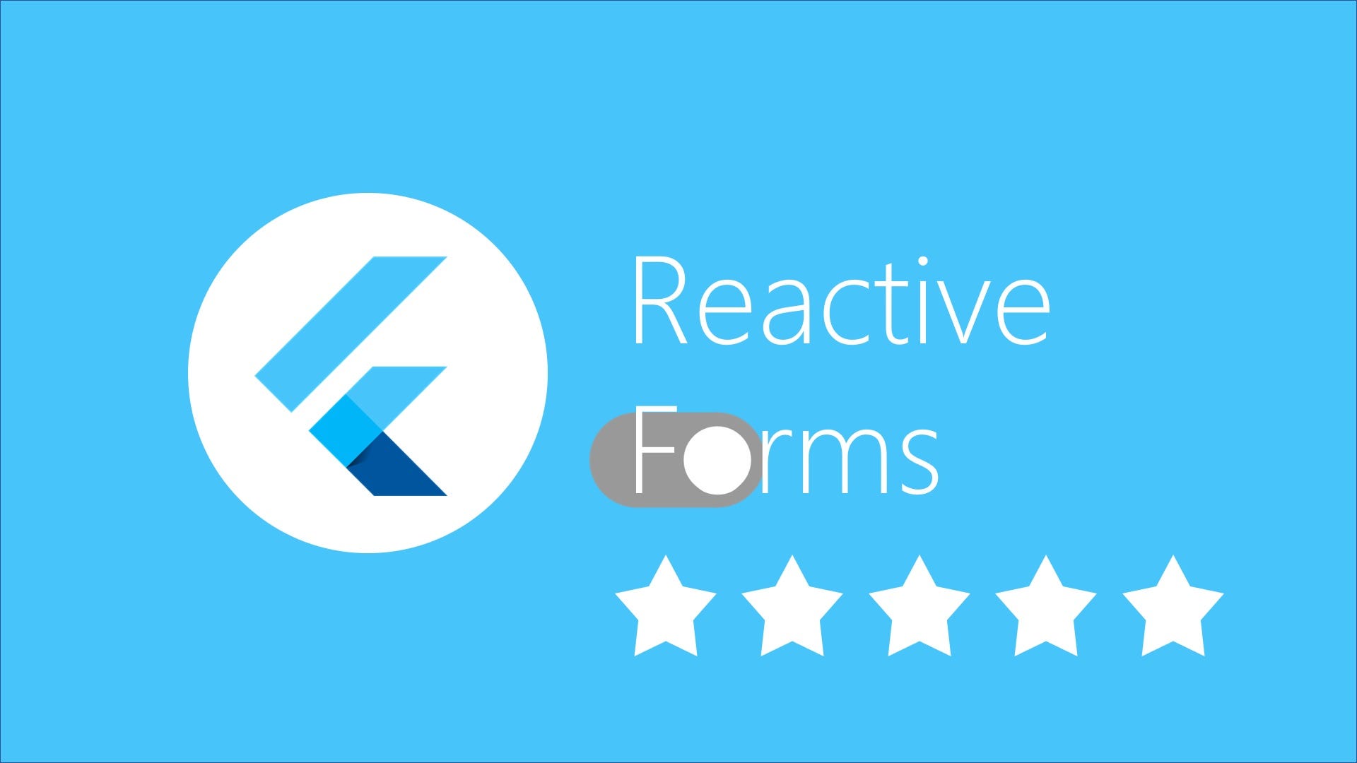 Star Rating Bar with Flutter Reactive Forms by Joan