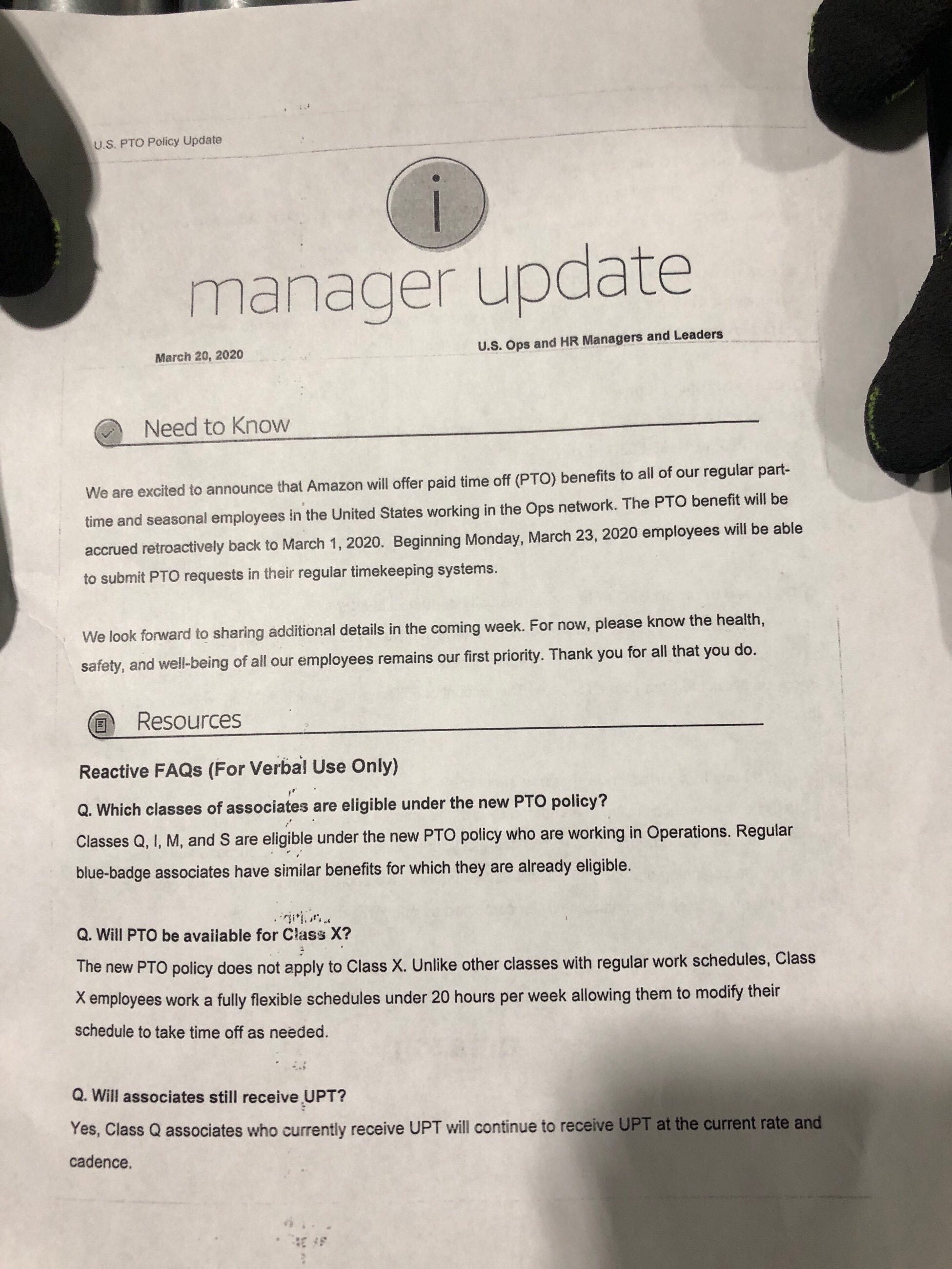 Amazonians United Wins PTO for Amazon Workers Medium