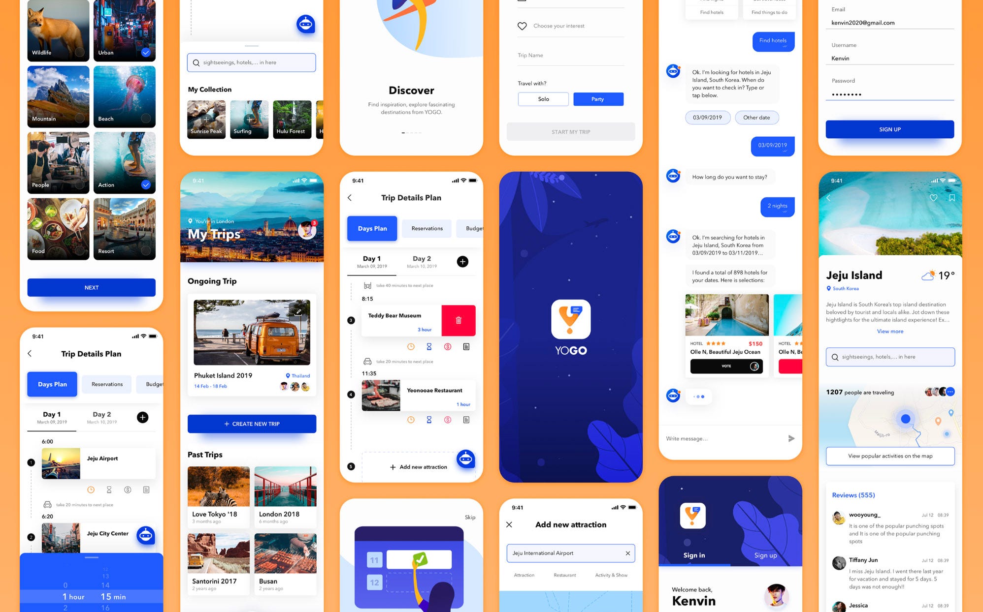 Top 10 Travel App UI Design Case Study by Interface