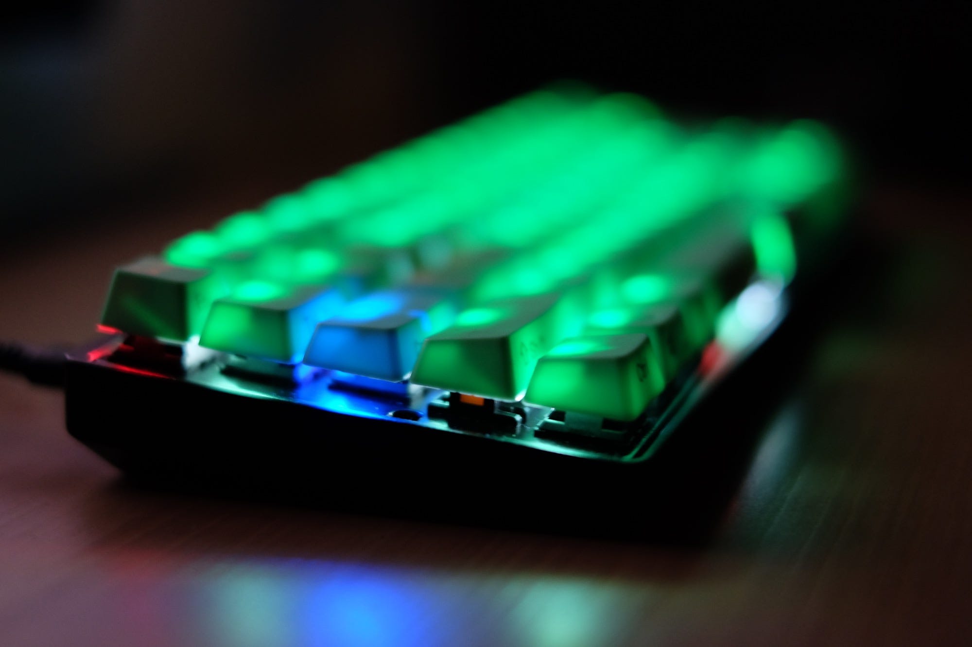 Adding LED lights to a Pok3r keyboard by David Medium