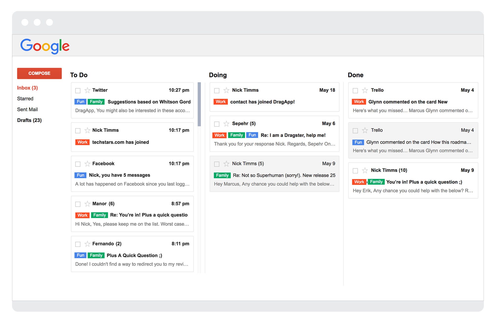 Gmail Kanban the best way to organize Gmail by José Victor Matos