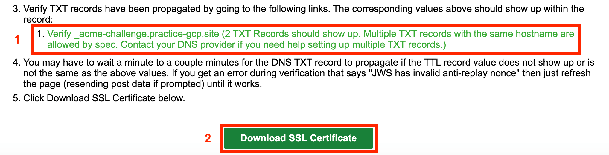 Configure Wildcard SSL to Google Compute Engine with Google Cloud DNS