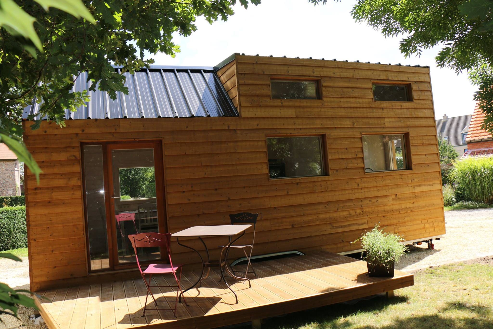 My Tiny House Belgium journey. This picture was the first picture on