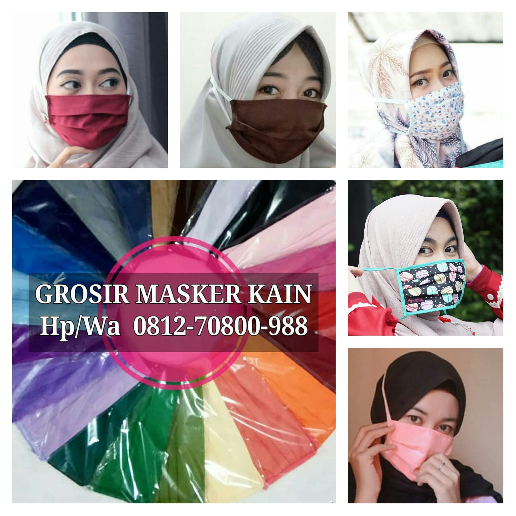 Grosir Masker Kain Jakarta Amat