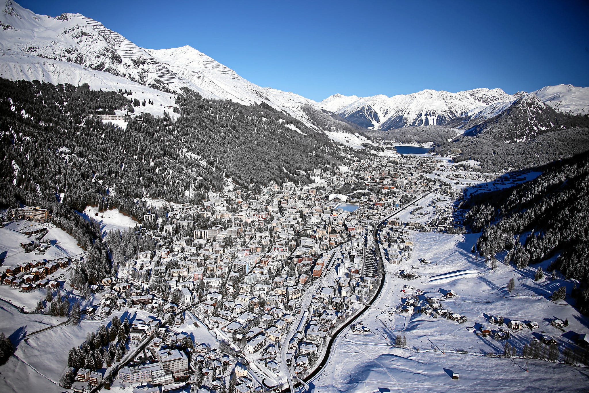 In pictures winter in Davos World Economic Forum Medium
