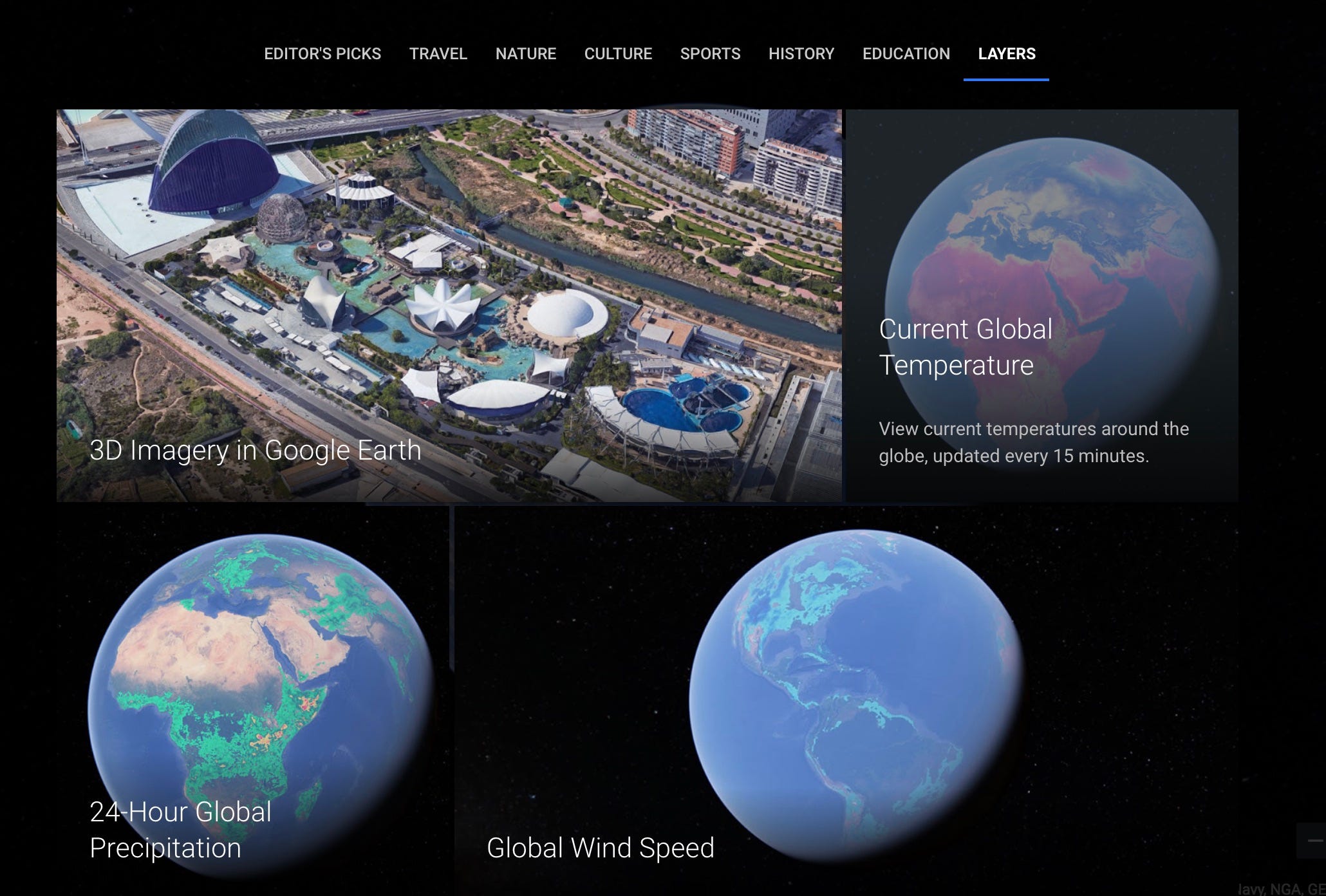 Temperature, wind speed, and precipitation Explore weather data in