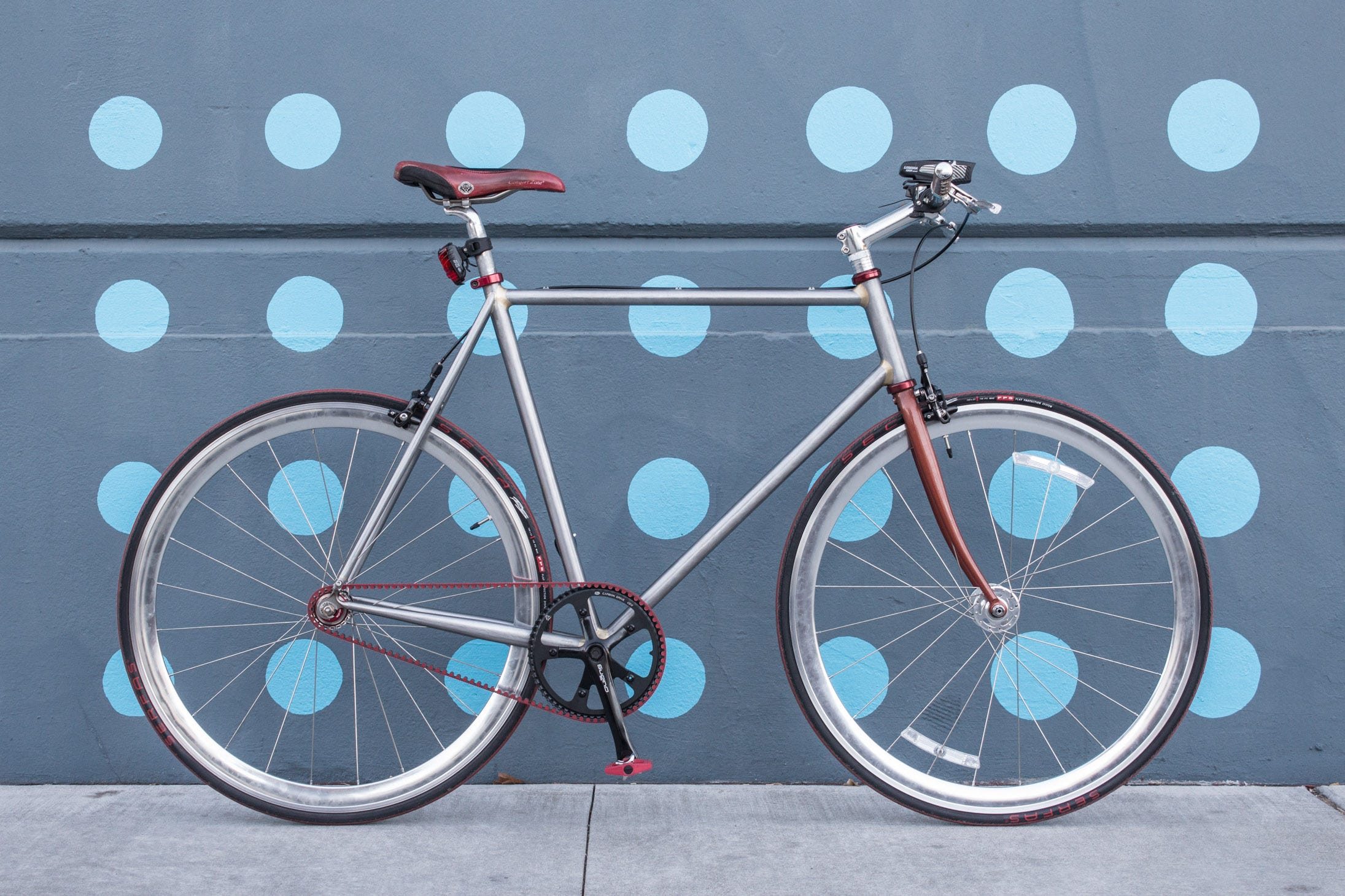 Handbuilt single speed belt drive bike by Steven Luscher Medium