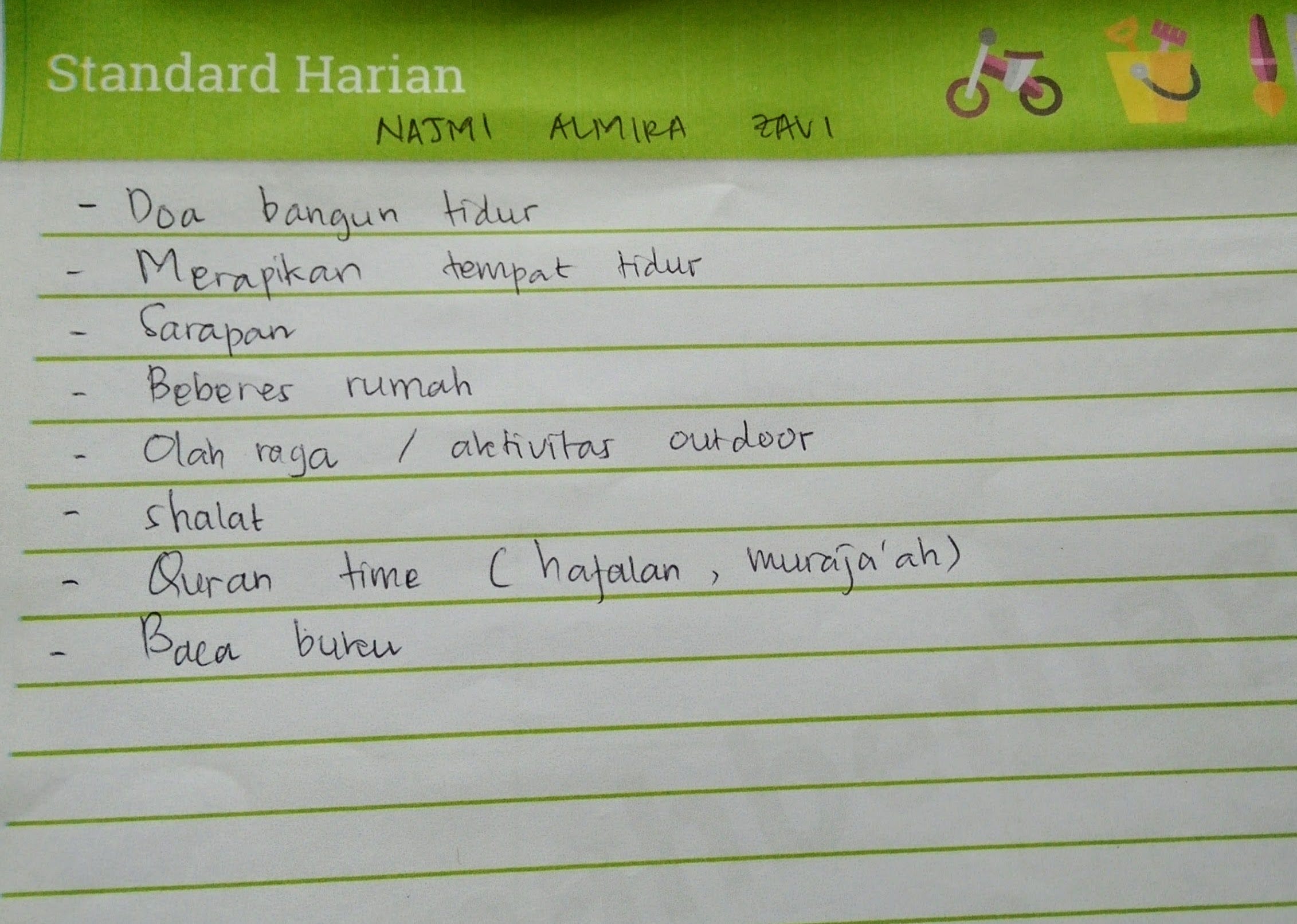 Contoh Jurnal Kegiatan Sehari Hari Di Rumah – Berbagai Contoh