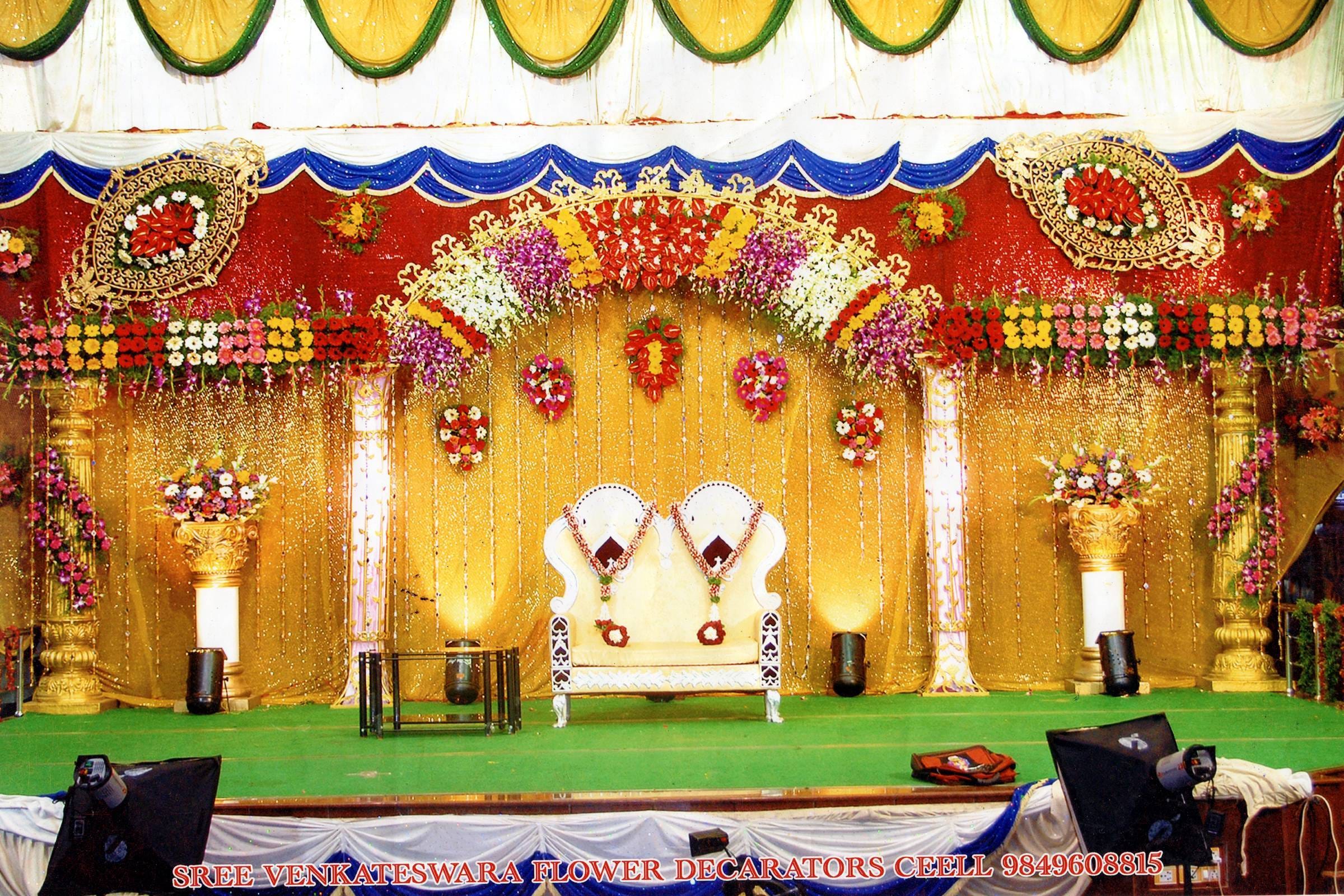 Wedding stage decorators in coimbatore Venue & stage decorations by