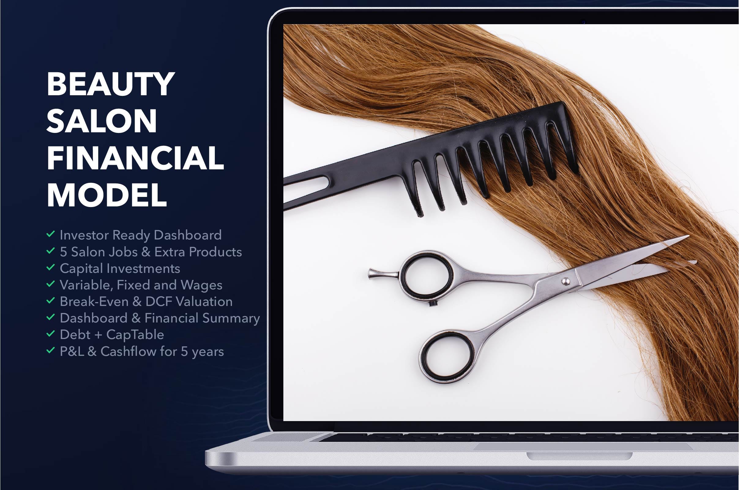 Hair and Beauty Salon Financial plan Sample Excel How to launch the