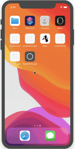 React Native Food Delivery App Ui Clone 1 Splash Screen By A Bsek Tamrakar React Native Mastery Medium