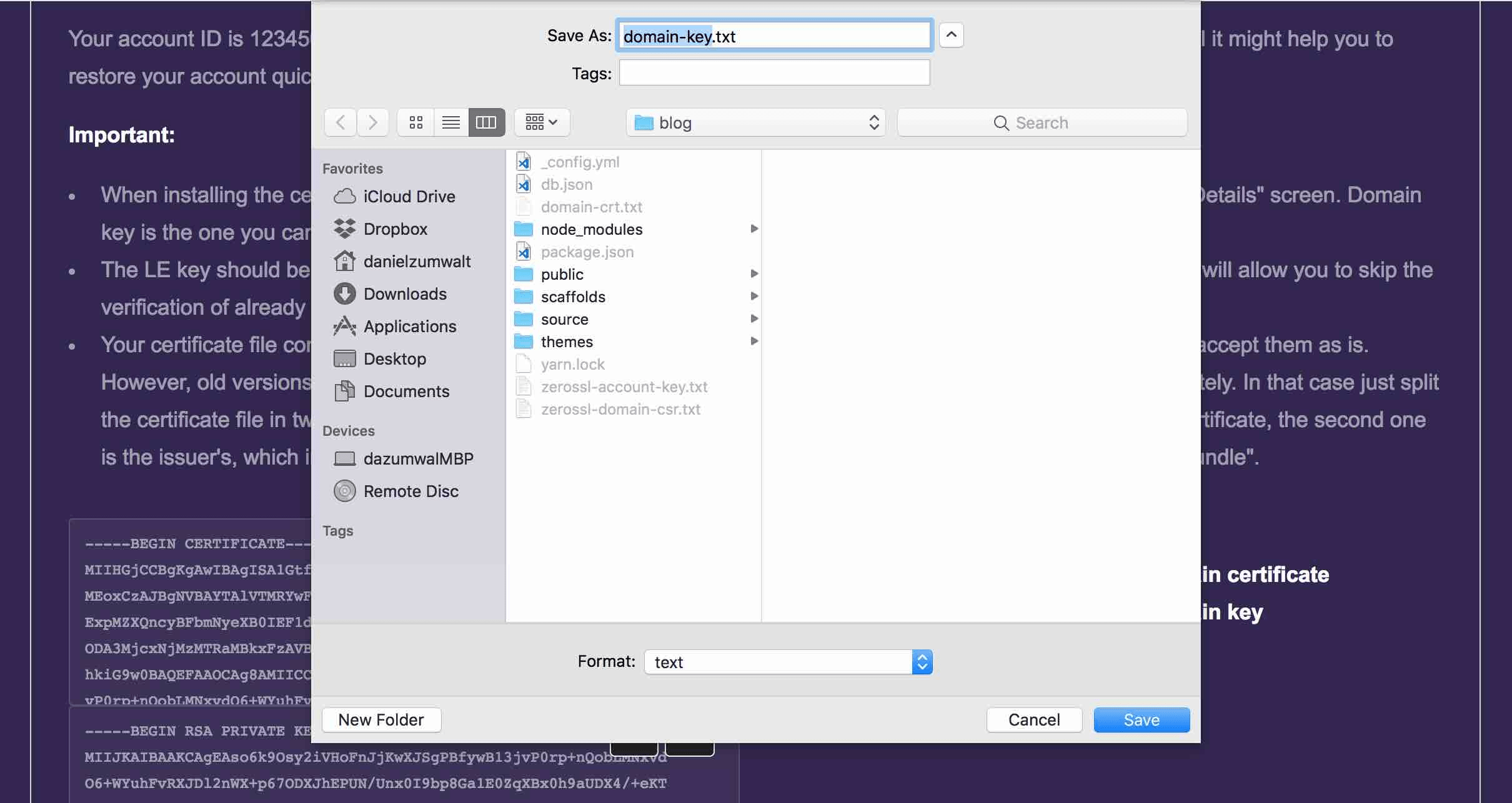 Zerossl Domain Key Txt DOMBAIN