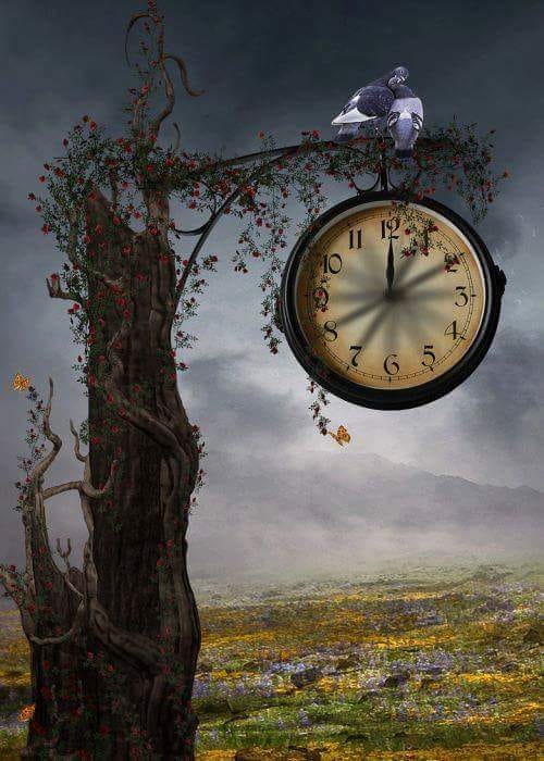 When The Clock Strikes Twelve. A Poem by Whyte Queen Medium