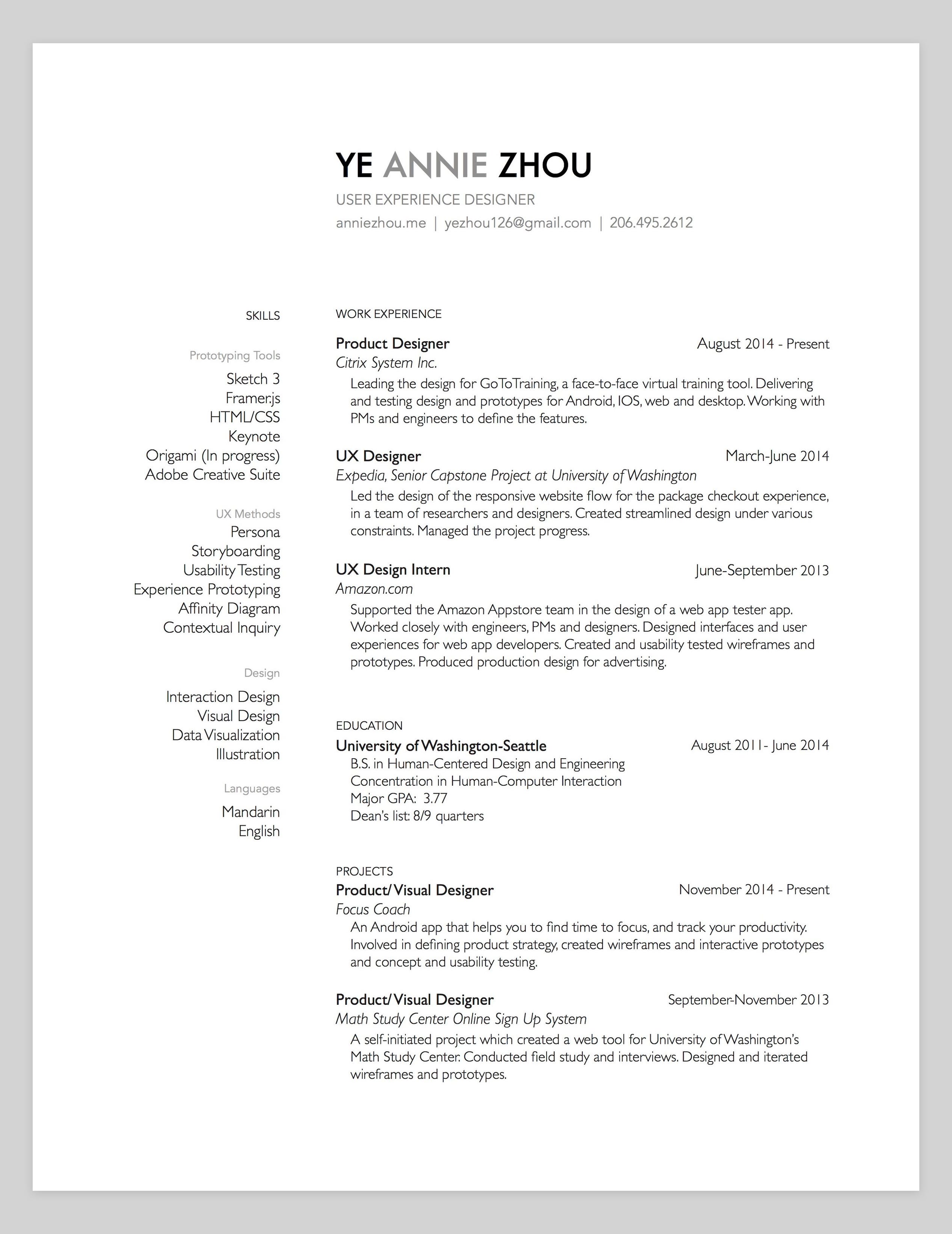 Fresh Graduate Graphic Designer Resume Sample