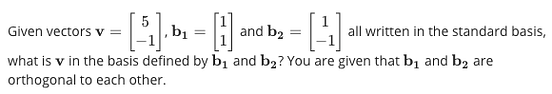 Change of basis. Changing basis of a vector, the… by Solomon Xie