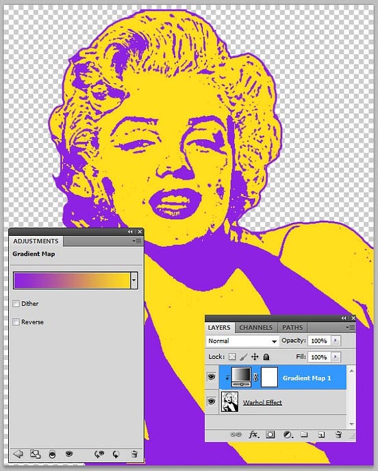 Warhol Effect in Medium