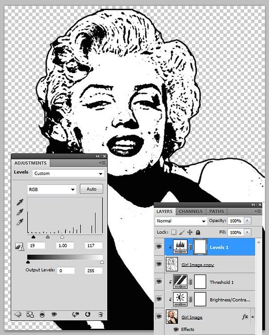 Warhol Effect in Medium