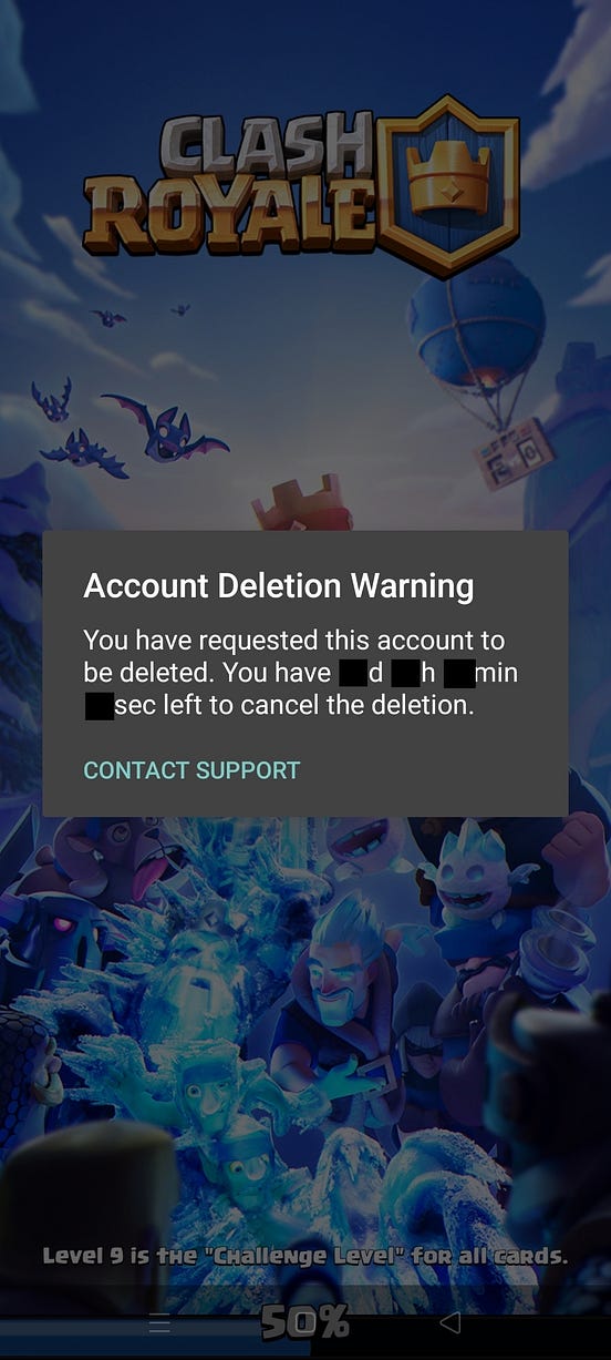 How to delete clash royale game center data moplamat