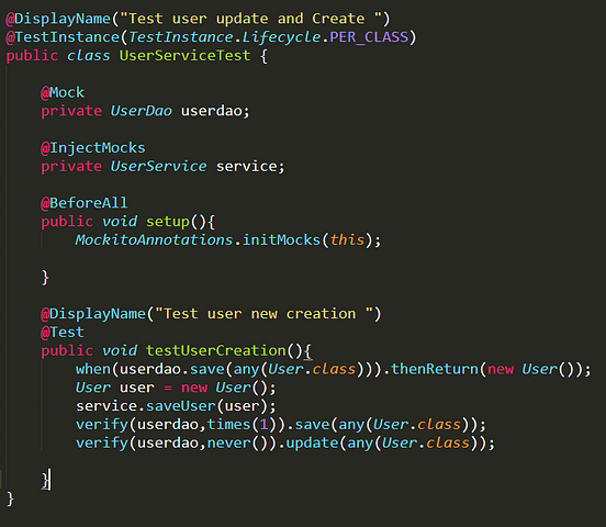 Unit Testing Junit and Mockito. “Test a little, code a little, test a