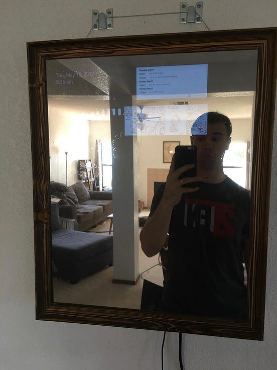 How to make a Smart Mirror using an old monitor, a Chromecast, a How to make a Smart Mirror using an old monitor, a Chromecast, a