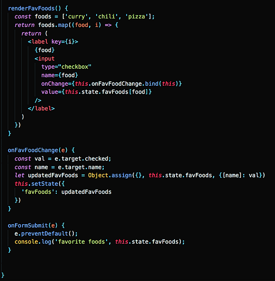 React Forms — Multiple Checkboxes by Kyle Davelaar Medium