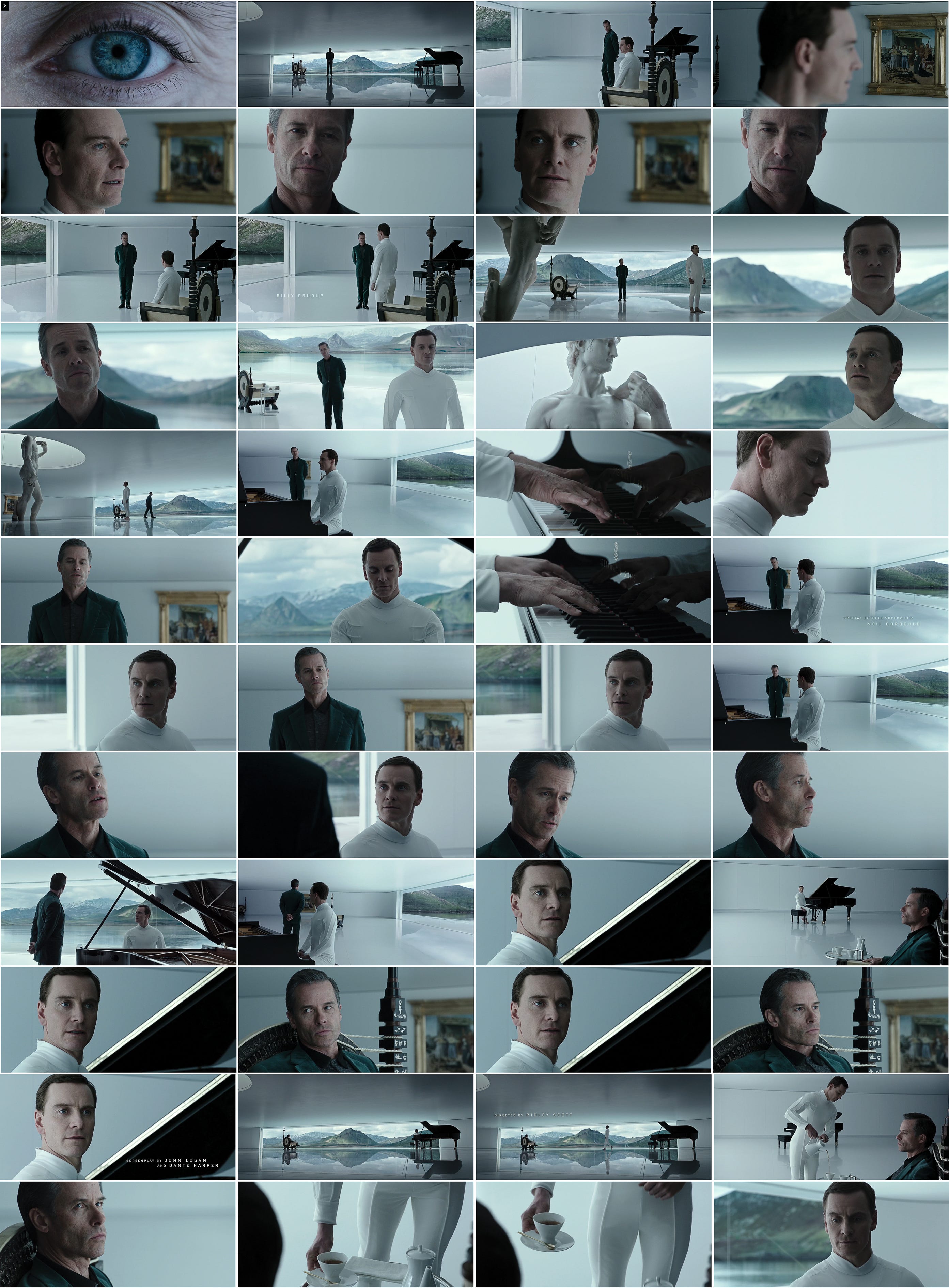 Alien Covenant — David’s birth (prologue) Peter Weyland (analysis