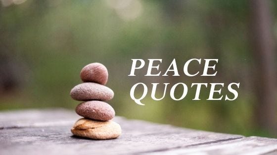 Searching for inner peace quotes. Peace Quotes Quotes About Finding Inner Peace Quote Tube By Quotes Tube Medium
