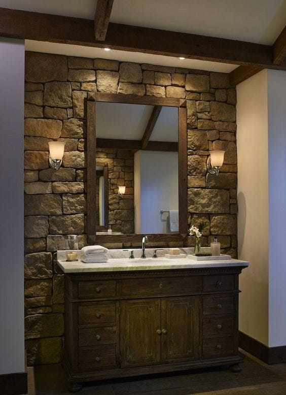 USING STONES IN BATHROOMS. Now the trend is in the hands of… by