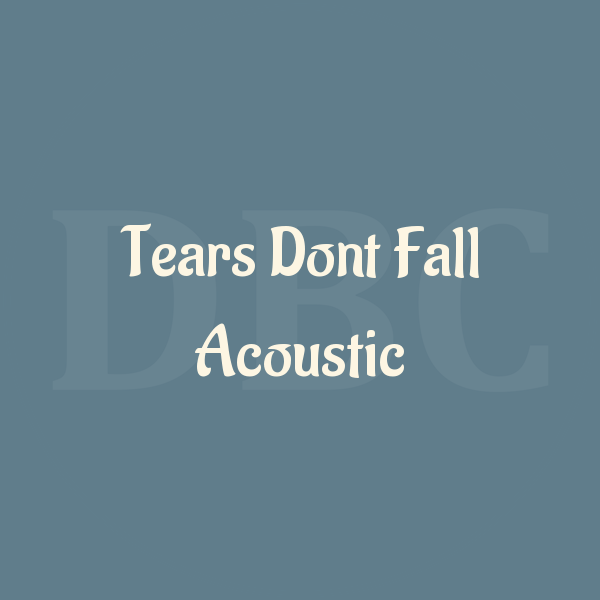 Guitar Chords Tears Dont Fall Acoustic — Bullet For My Valentine by