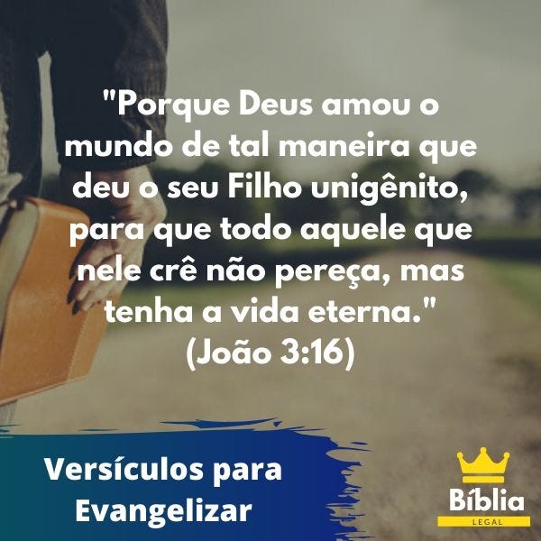 Versículo bíblico para Evangelizar by Bíblia Legal Medium