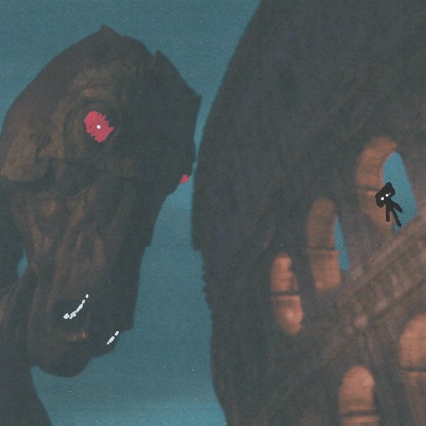 Horse. Horse kicked the crumbling wall and… by Peter Edwards Medium