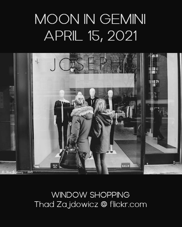 Daily Horoscope Moon in Gemini. April 15, 2021 by Dunnea Rae Medium