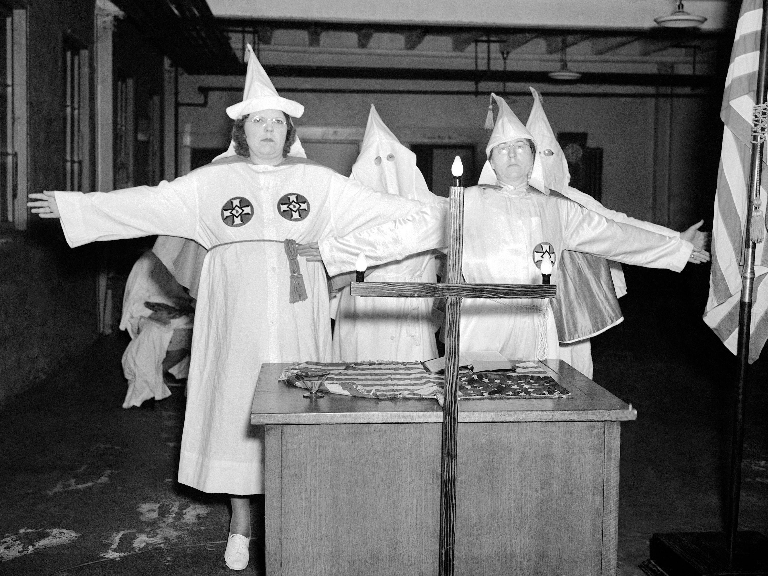 Klan family values. How babytoting, robedandhooded moms… by Rian