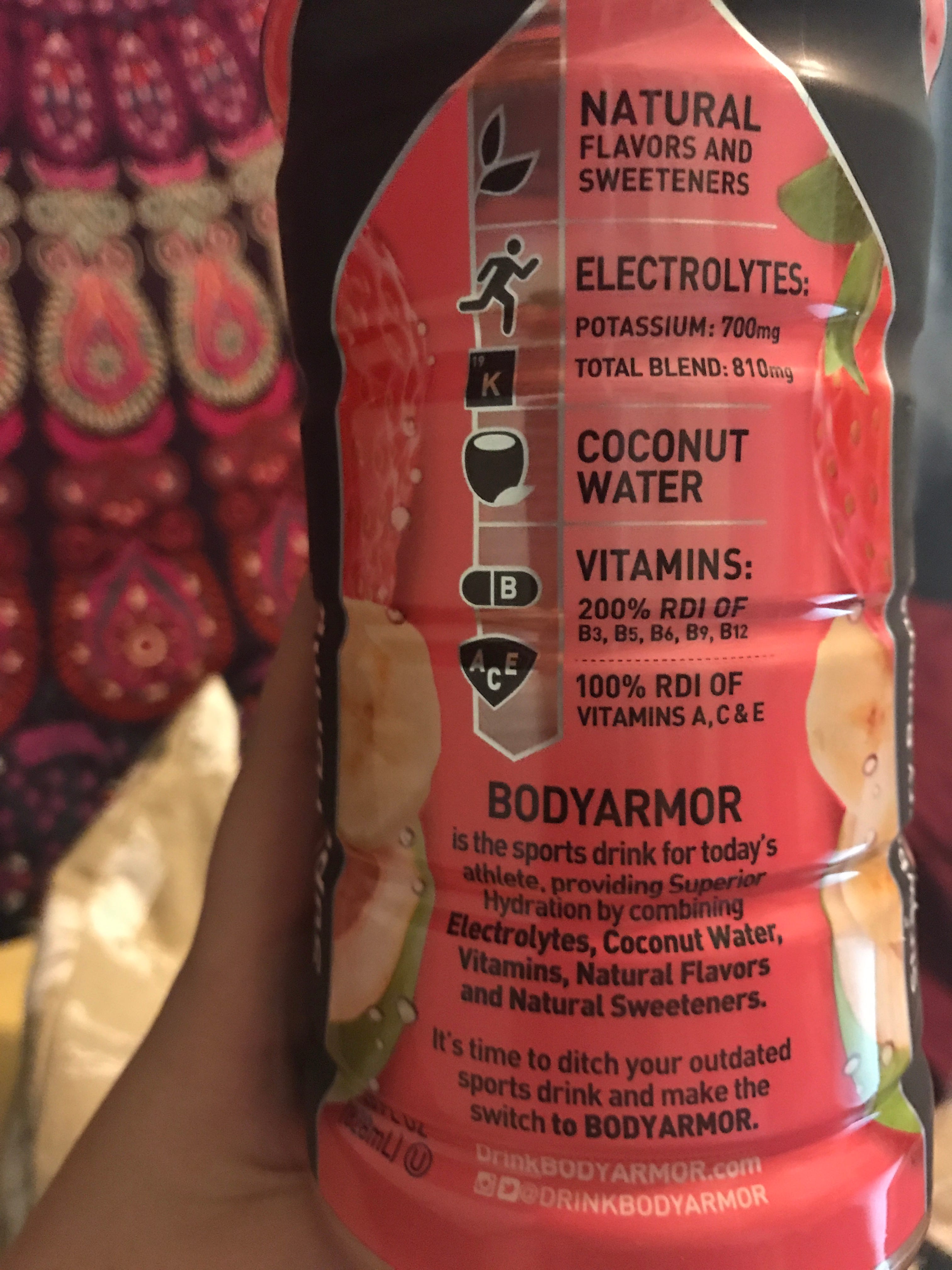 31 Body Armour Nutrition Label Labels Database 2020