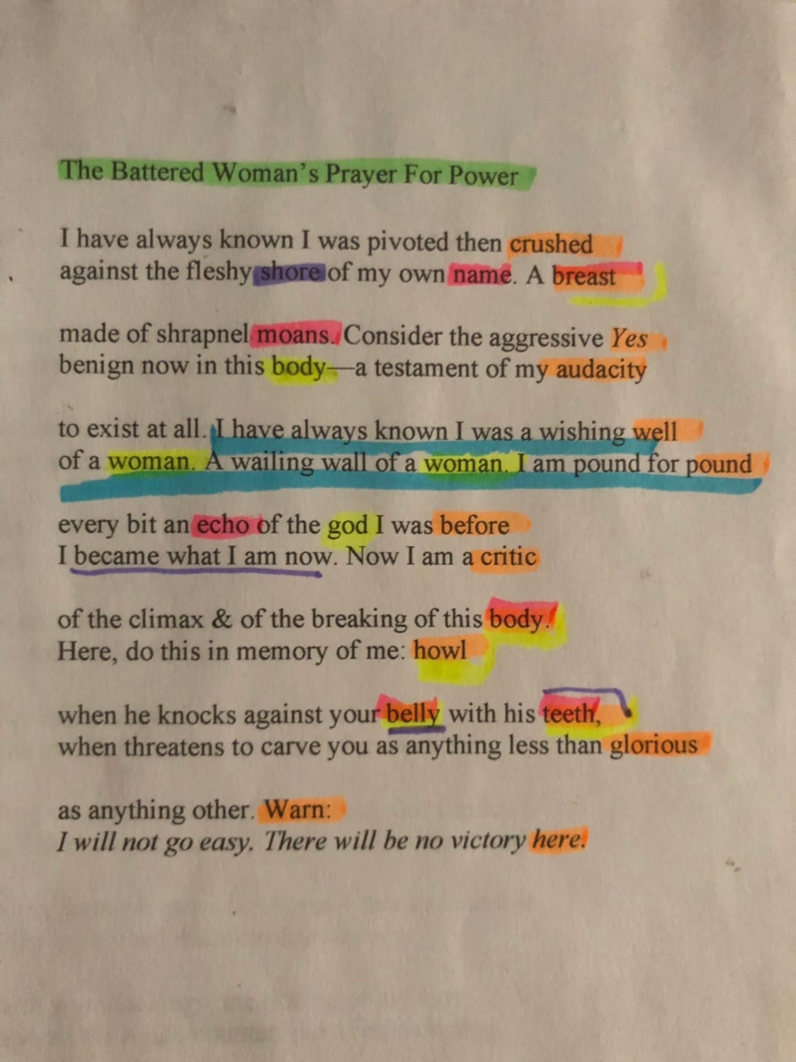 How To Edit A Poem. Stepbystep guide using my own work as… by