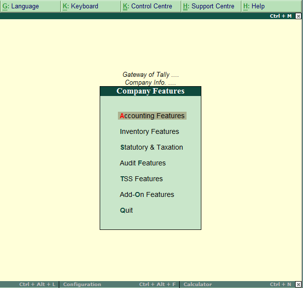 What are the F11 and F12 features in tally ERP 9? by Tally Medium