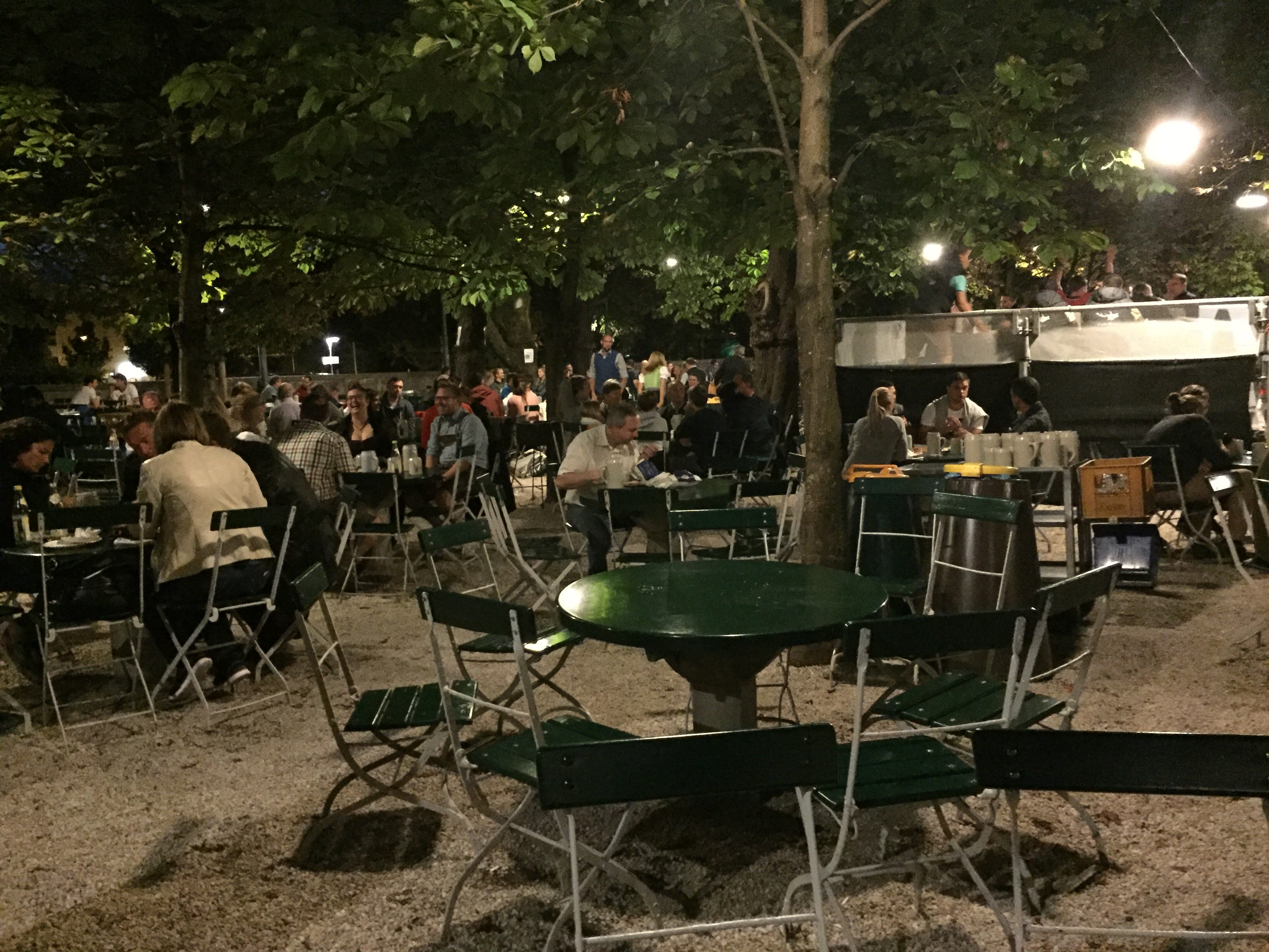 Augustiner Braustubl Beer Garden Salzburg, Austria by Steve Garfield