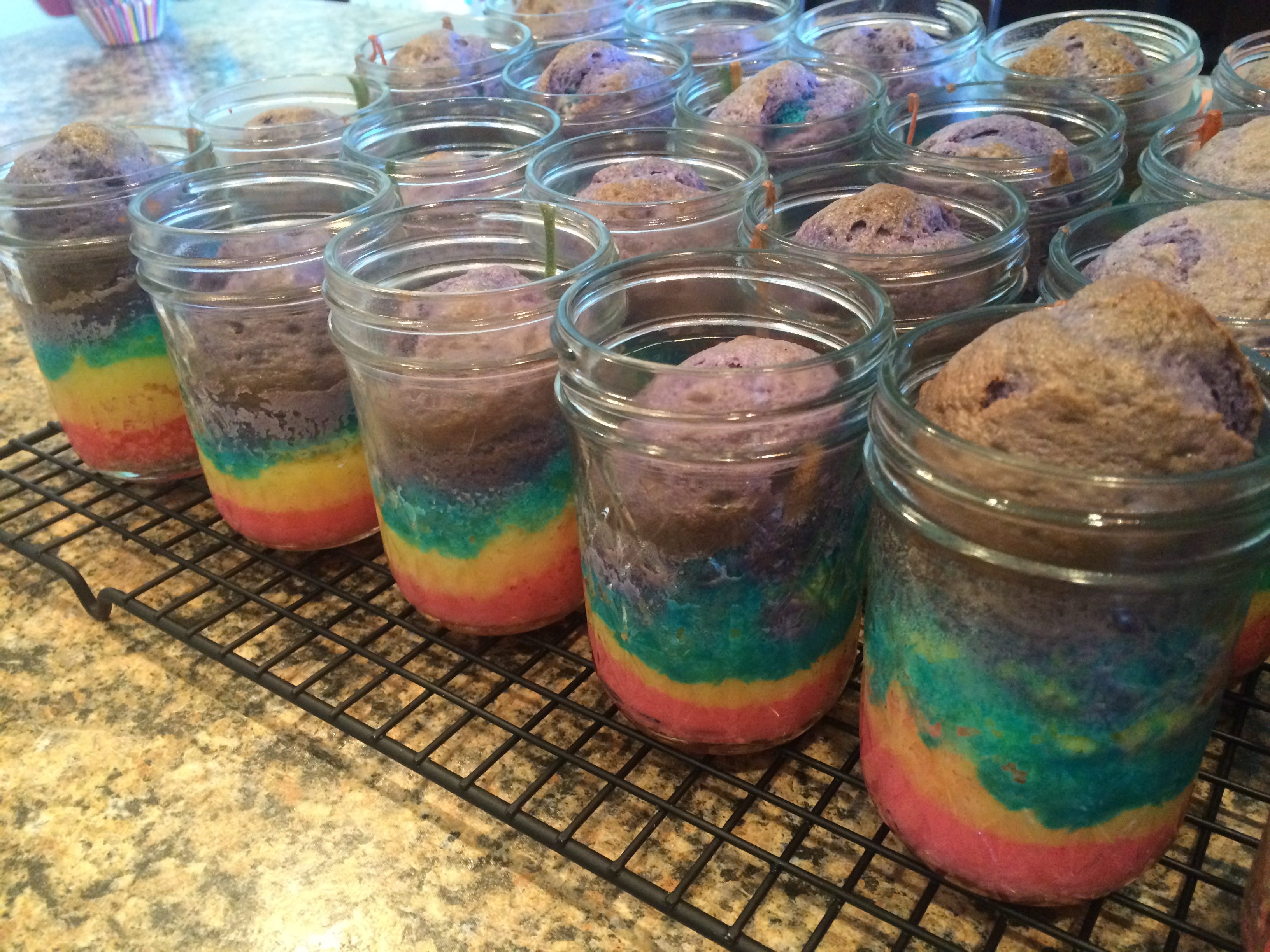 Unicorn Mason Jar Cakes It’s Stinky Sweet Medium
