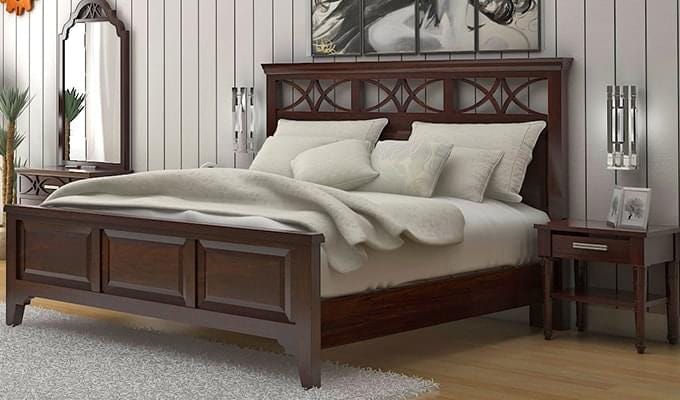This great advantage of it makes them a quintessential furniture unit to adorn the bedroom. luxury super king size beds sheesham
